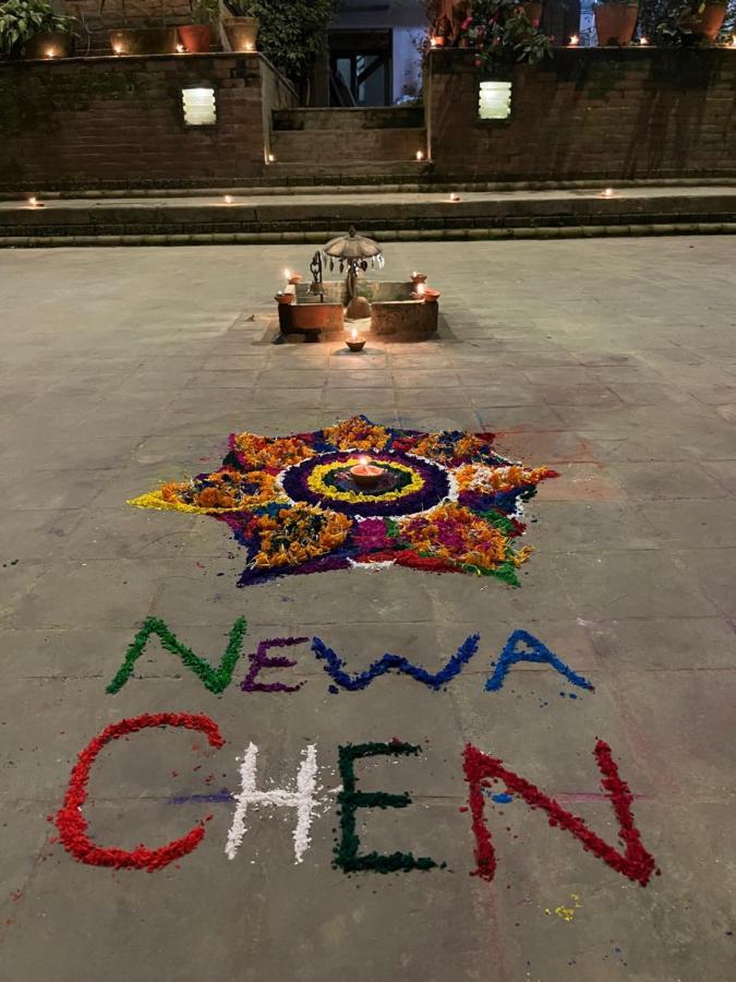 Newa Chen Historic House Unesco Lalitpur Exterior foto